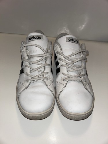 Adidas Neo Baseline Men's AW4299 White/Black Shoes Sneakers Size 7 - Picture 3 of 9