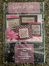IT'S A GIRL THING--Lizzie*Kate--Shop--4 Designs--Counted Cross Stitch Pattern