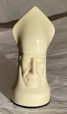 Vintage Ganine Gothic Sculptured #1475 White Bishop 1957 Replacement 1 Pc B1