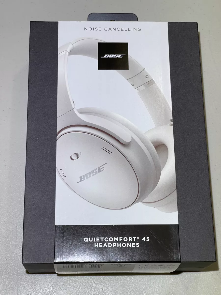 Bose QuietComfort 45 Wireless Bluetooth Smart Headphones ANC Headset White  Smoke