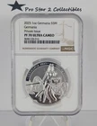 2025 1oz Germania SSM Private Issue PF 70 Ultra Cameo NGC