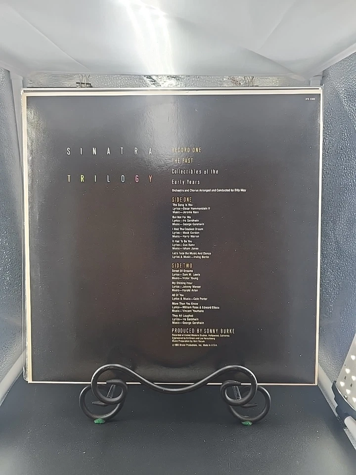 Frank Sinatra Trilogy Past Present Future 1980 OG 3LP LA Pressing NM/NM - Image 3 of 4