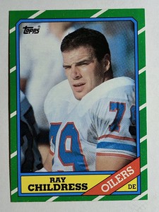 1986 Topps #357 Ray Childress RC