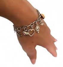 Super Cute Silver Charm Bracelet For Girls  Women  New  Adjustable
