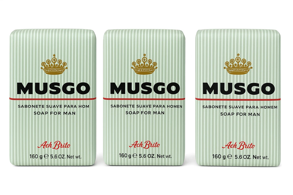 4 Savons Claus Porto Musgo Real 160g, Senteur Boisée, Lot 640g