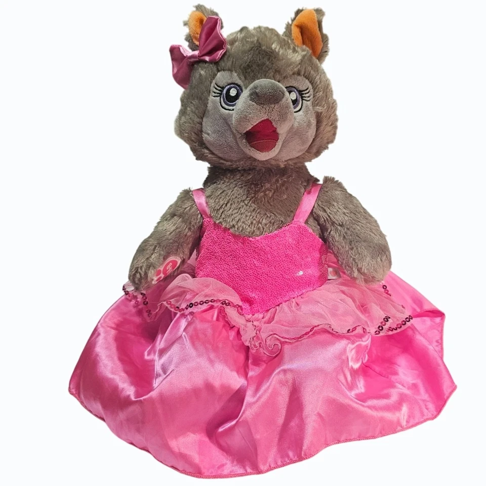 Great Wolf Lodge Story Time Fleece Blanket  AND 17" BAB Violet The Wolf Plush - Image 2 of 4