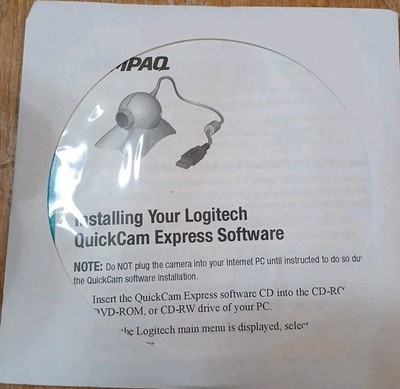Logitech - QuickCam Express  -CD - Version 1.5.0 SEALED 