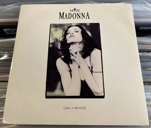 MADONNA - Like A Prayer 7” VINYL Single UK Damont Alsdorf Pressing Card Sleeve