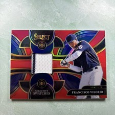 2024 Panini Select - Selective Swatches Francisco Vilorio #SS-FV Red Prizm /99