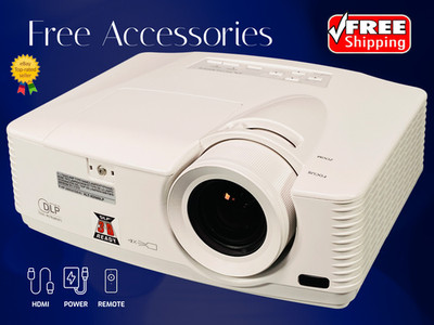 Mitsubishi WD570U DLP Projector Ultra Quiet 28dB Operation 3500 Lumens 2160p  