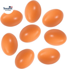 Fake Wooden Eggs Dummy Eggs Nest Eggs Hens Eggs 8 PCS