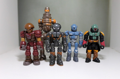 Loose Complete: Glyos Onell Design Wave 89 + 92 RARE Star Wars Lot of 5 Figures