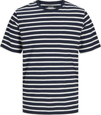 Jack & Jones Men's Jjeorganic Basic Short Sleeve Striped T Shirt Tee Size XL NWT