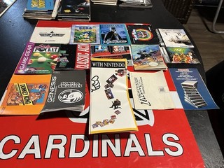 Vintage Rare video game manual mixed lot 15 manuals lot 7 Nintendo Atari
