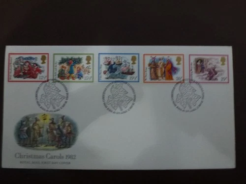 GB 1st day cover   1982 Christmas with Bethlehem cancel