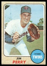 1968 Topps #393 Jim Perry