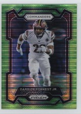 2023 Panini Prizm Neon Green Pulsar Prizm Darrick Forrest Jr #296 1n4a