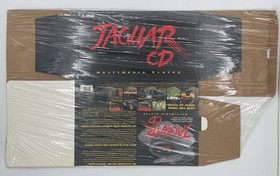 UNFOLDED Brand New Atari Jaguar & CD Console Box Only Shipped Quickly & Securely
