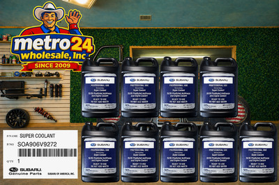 (9) Genuine Subaru Super Coolant 50/50 1 Gallon ea. SOA906V9272 same as dealer