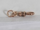 Antique 8-10K Rose Gold Pocket Watch Chain Dog Clip. 2.28g. Use or Scrap — photo 6