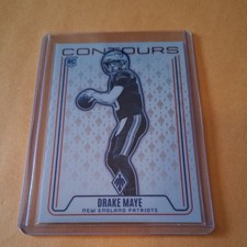 Drake Maye [Orange] #CON-DME Prices | 2024 Panini Phoenix Contours