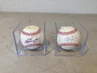Ken Griffey Jr. & Edgar Martinez Signed Official Baseballs Auto No COA Estate