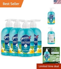 Moisturizing Antibacterial Hand Wash - 12 Oz x 4 Pump Bottles, Spring Rain Scent