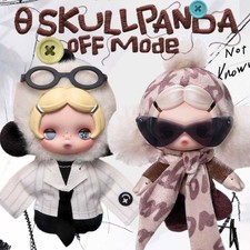Authentic Skullpanda Off Mode Series Blind Box Figures Toy Plush Doll Pendant SP