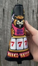 2 BRAND NEW — Jackpot Golf Putter Headcovers Gopher 777 Big Win Magnetic Closure