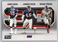 #3D12 Harry Carson / Lawrence Taylor / Michael Strahan 21 Score New York Giants
