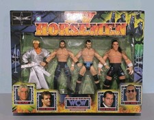 WCW IV Horsemen 4-Pack Ric Flair, Chris Benoit, Dean Malenko & Mongo Rare New 