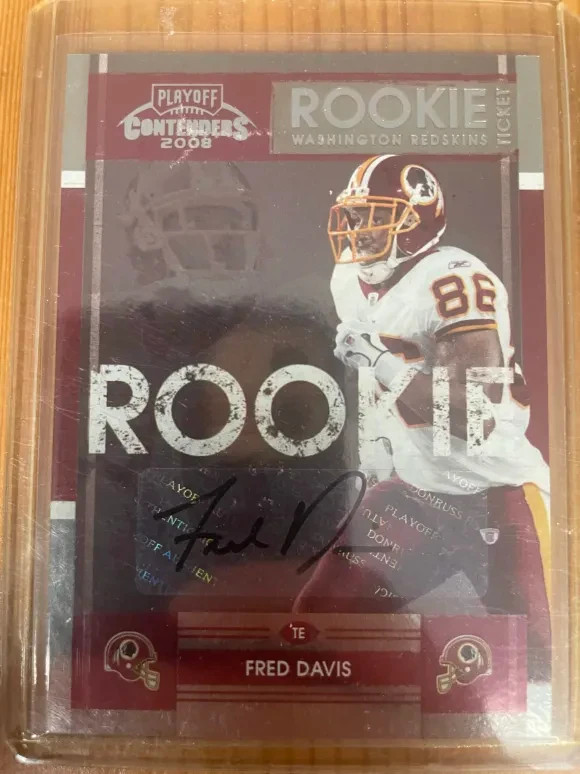 Fred Davis Playoff Contenders #139 Autograph