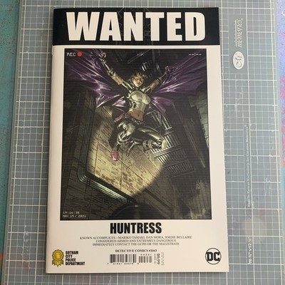 Detective Comics #1043 2022 1:25 Kael Ngu Wanted Variant Huntress Cover NM