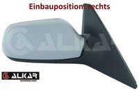 Alkar 6140906 AußEnspiegel Rechts Spiegel AußEn FüR Mazda