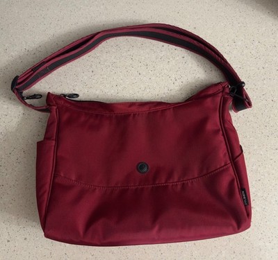 Pacsafe Crossbody Citysafe 200 Purse Burgundy  eXomesh Shoulder Travel Bag