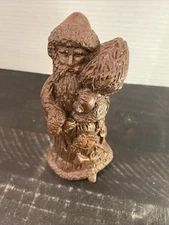 Vintage Red Mill Mfg Santa Claus Father Christmas with Tree Figurine 6" 