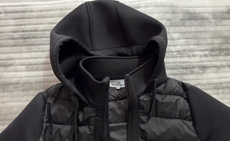 Stone Island Black Mens Hoodie Jacket Membrana TC Size M - Image 4 of 4