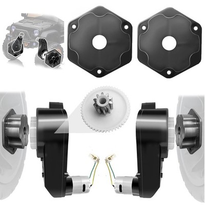 2Pack 24V RS555 40000RPM Fast Drive Motor Gearbox for Power Wheels Motor... 