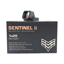 Swampfox SENTINEL II 1x20mm Red/Green Dot Sight 3MOA RMSc footprint Manual