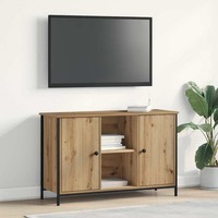 Tv-Schrankset 101 X 35 X 65 Cm Artisan-Eiche Holzwerkstoff