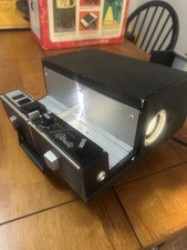 Vintage Sawyers Rotomatic Tabletop 35mm Slide Film Desk Viewer TESTED WORKING