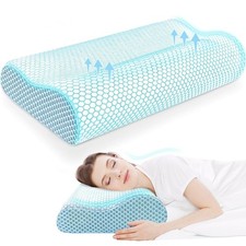 Memory Foam Cervical Neck Pillow Ergonomic Bed Pillow for Neck Pain Relief