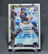 Drew Romo Rookie RC 2025 Topps Holiday Baseball Card #H114 Colorado Rockies. rookie card picture