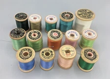 14 Star Mercerized Sewing Thread American Thread Co Assorted Colors Vintage