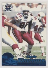 1996 Pacific Crown Collection Blue Clyde Simmons #3 0l1