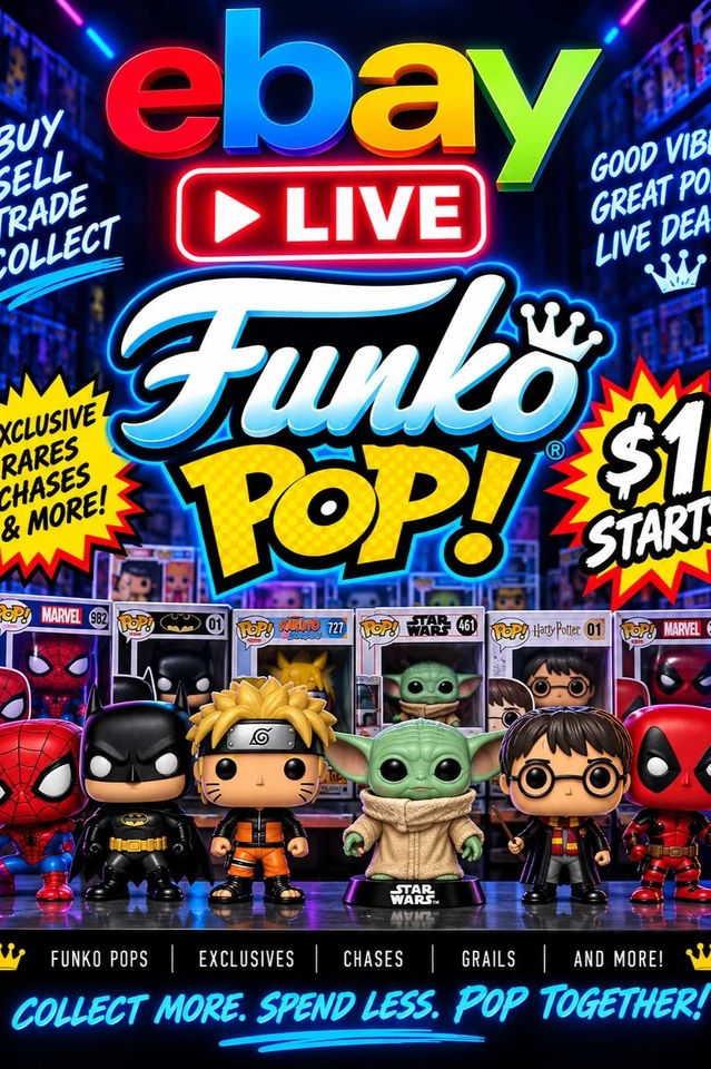 FUNKO POPS , BLOWOUT SALE, $1 STARTS !!!!!!!!!!!!!!!!!!!!!!!!