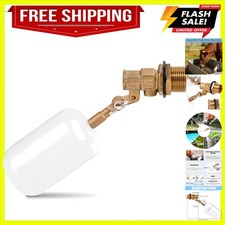 1/2 Inch Float Valve, Water Level Control Auto Fill Valve  Adjuatable Arm, 6...