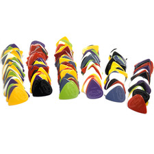 100Pcs Alice Anti-Slip Projecting Nylon Guitar Picks Plectrums 6 Gauges Mixed
