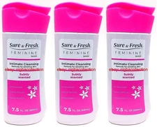( Lot 3 ) Feminine Wash Intimate Cleansing SUBTLY SCENTED Sensitive Skin NEW