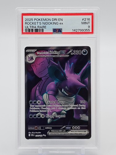 Team Rocket's Nidoking ex graded PSA 9 for sale on eBay